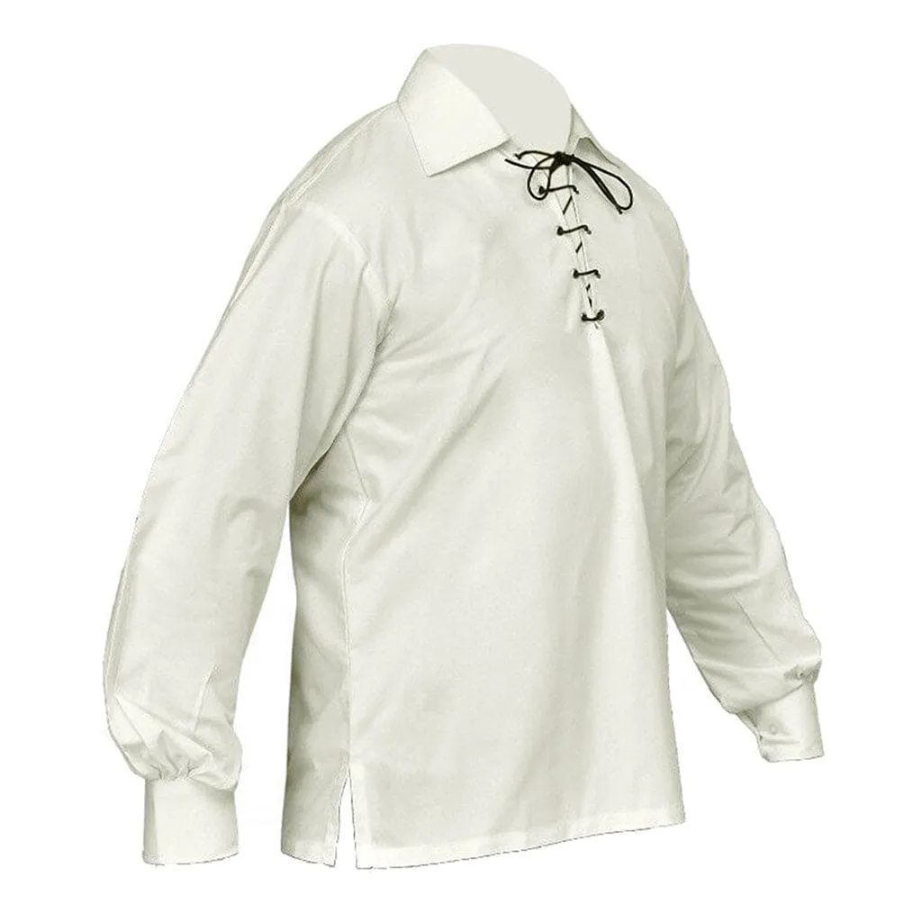 Jacobite Shirt Off-White Ghillie Shirt Cream