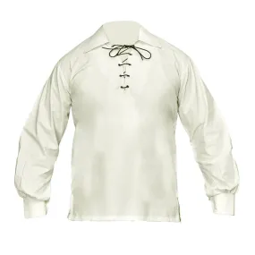 Jacobite Shirt Off-White Ghillie Shirt Cream