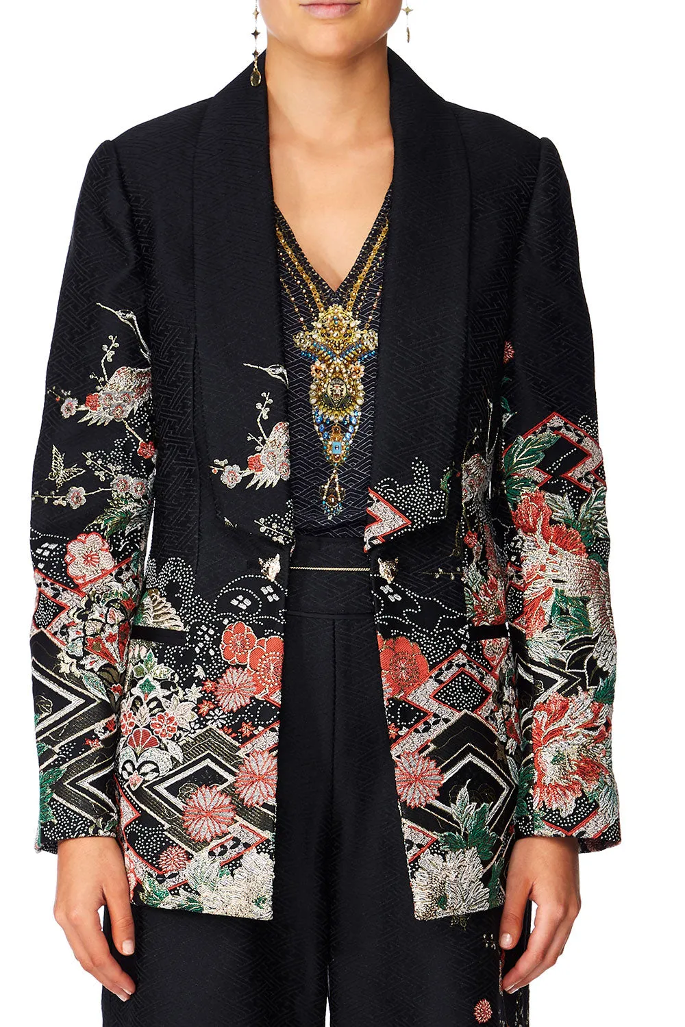 JACQUARD JACKET MIDNIGHT MOONCHILD