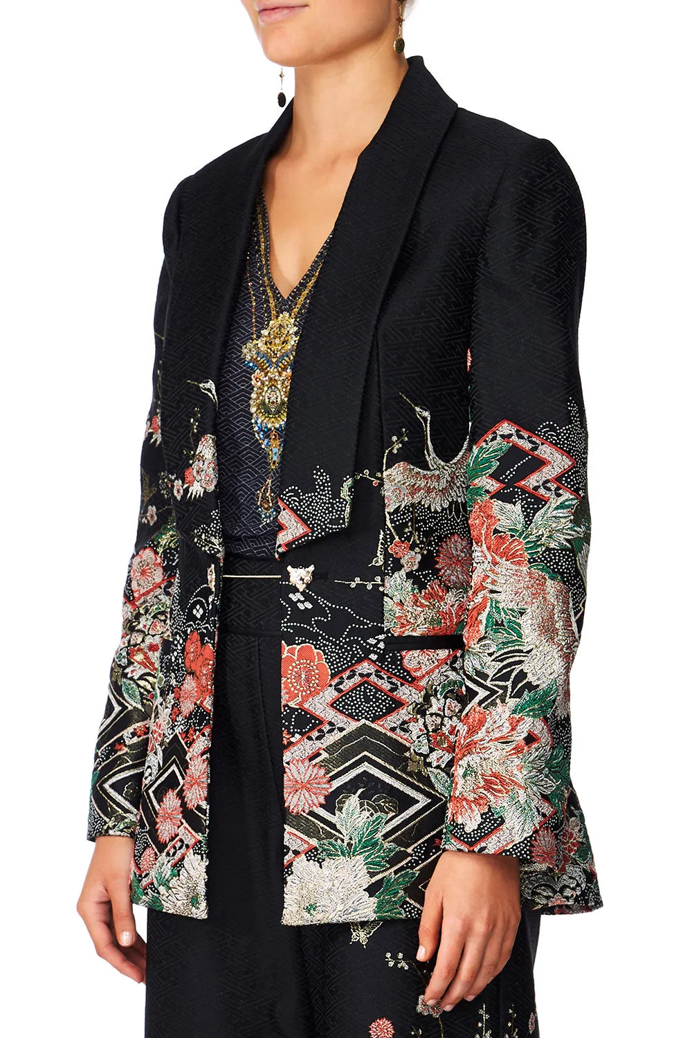 JACQUARD JACKET MIDNIGHT MOONCHILD