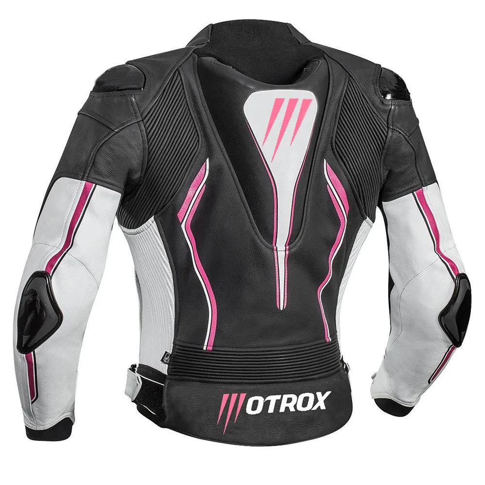 Ladies Biker Jacket Genius Leather Racing Wear