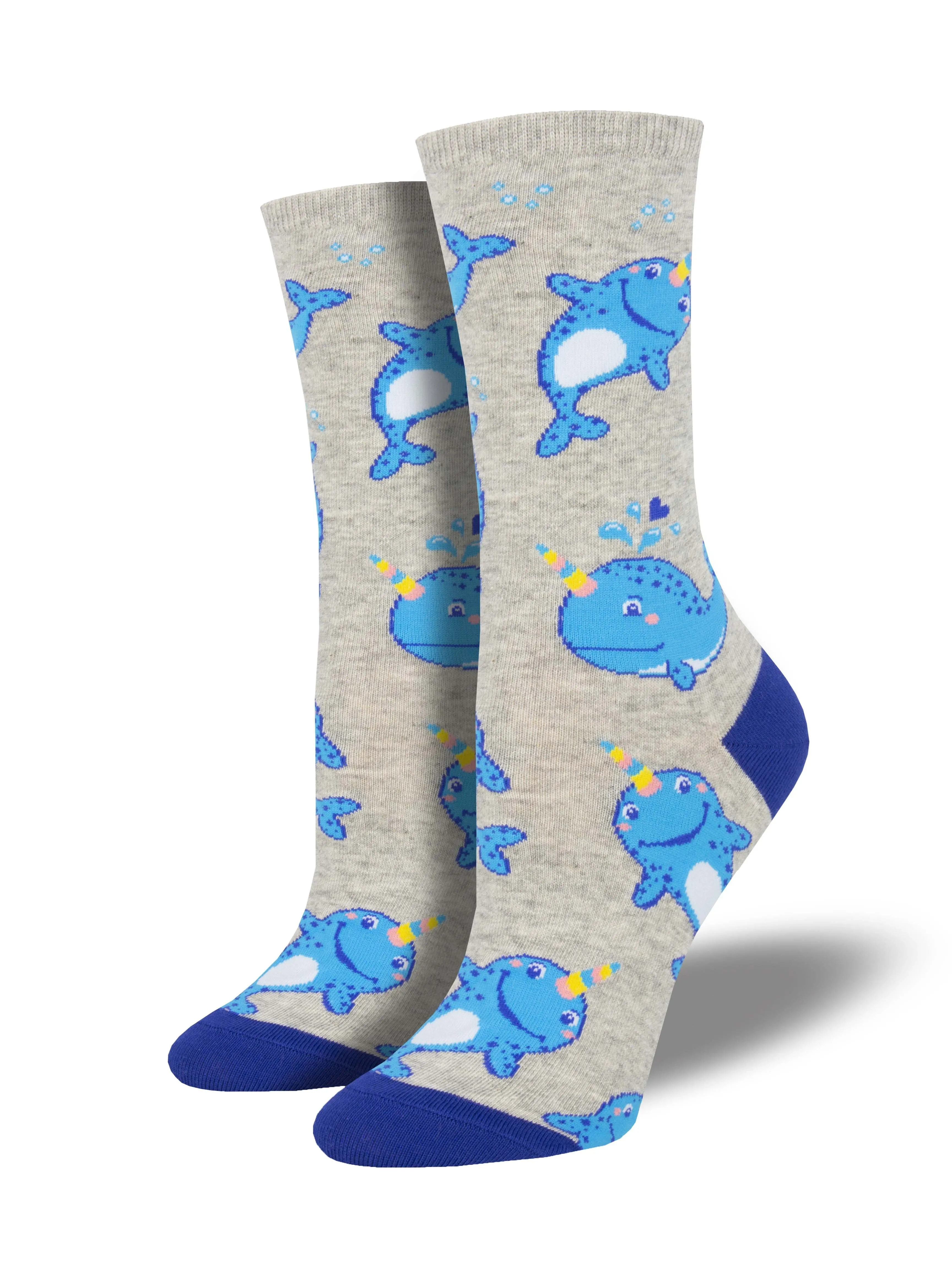 Ladies Unicorn Of The Sea Graphic Socks