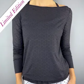 LE Sheer Symmetrical Pullover Top