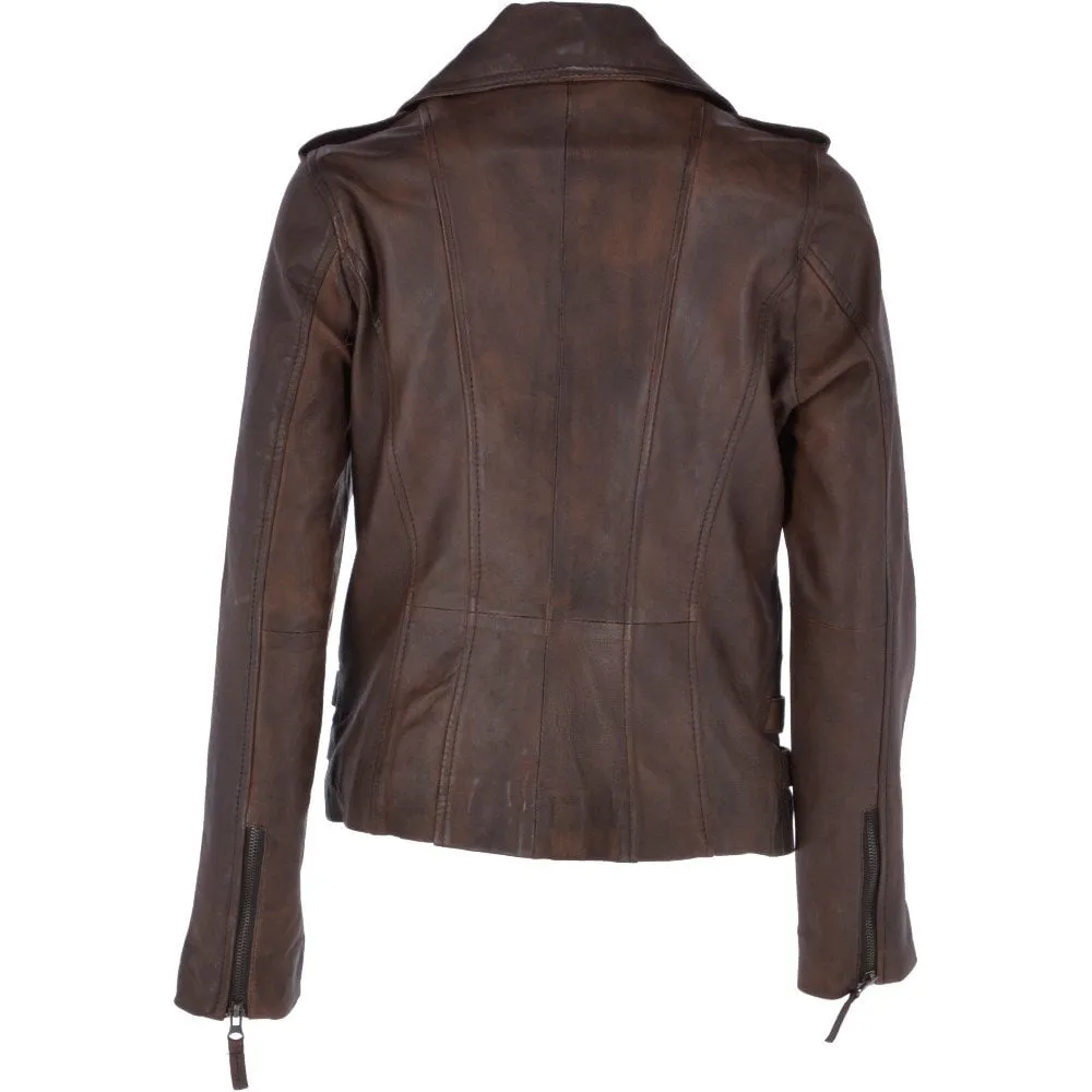 Leather Jacket Fashion Superior Ladies Biker Style