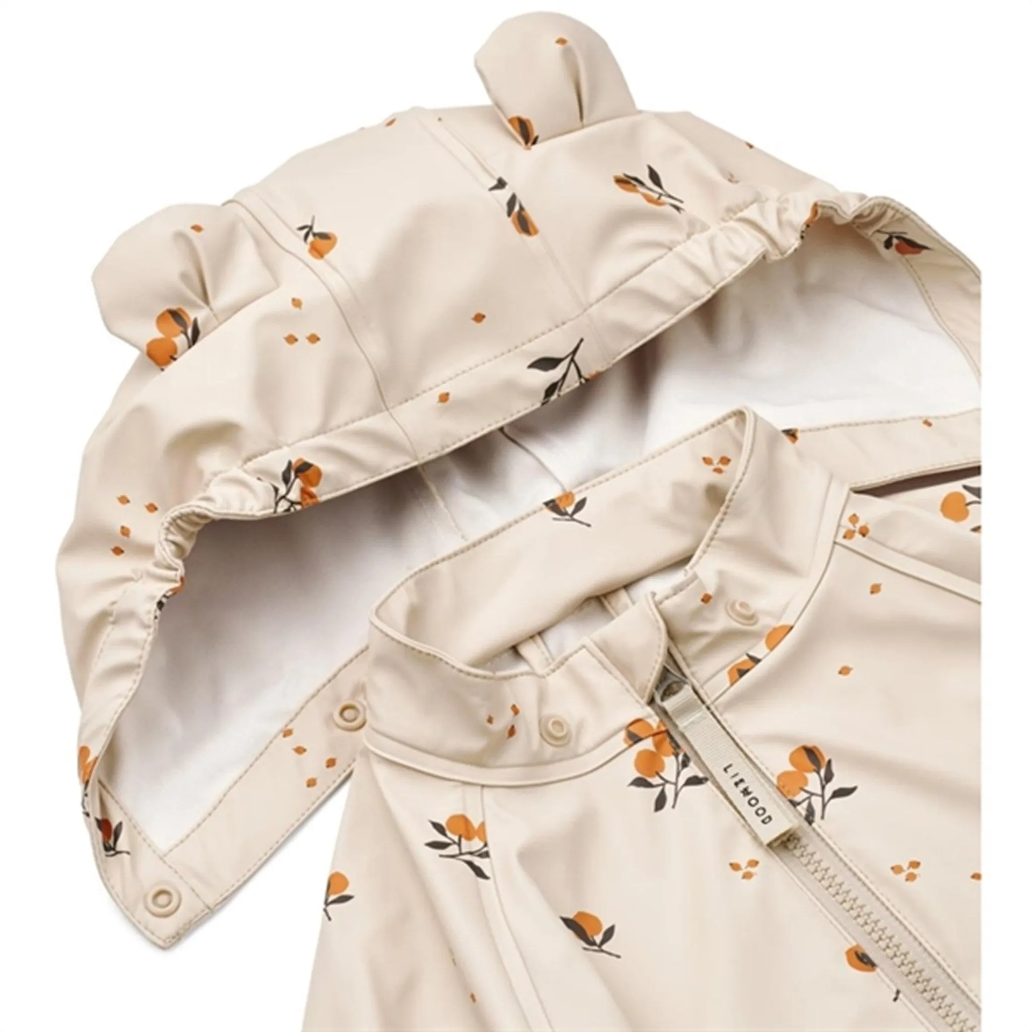 Liewood Melodi Printed Rainwear Set Peach / Sandy