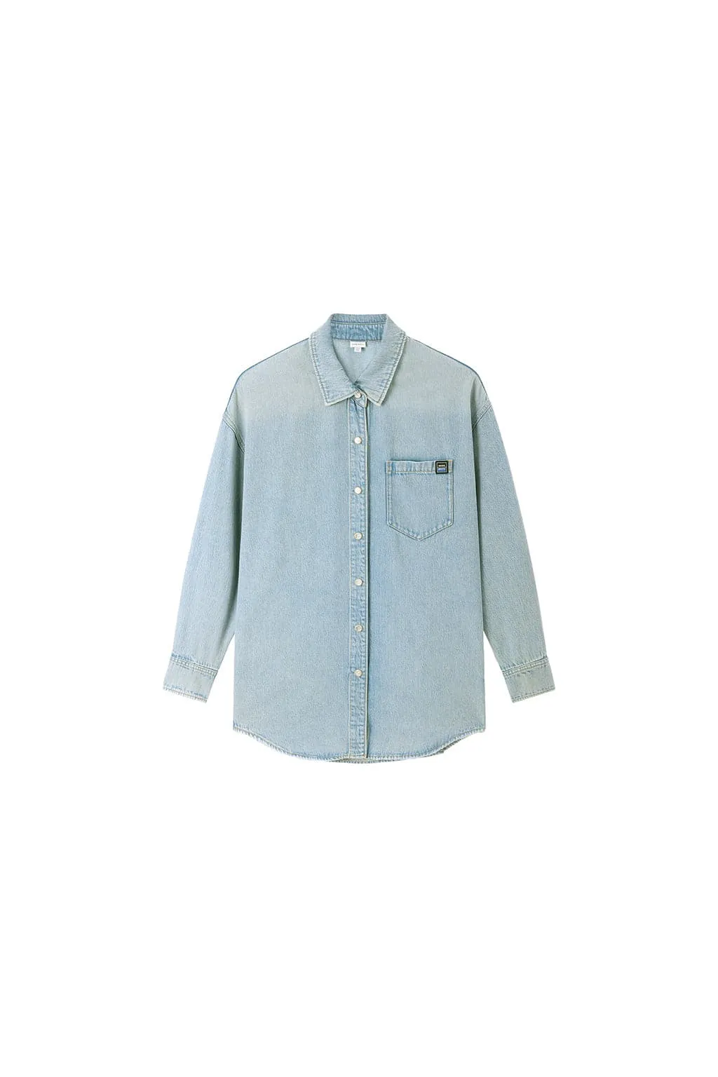 Light Blue Tencel Denim Shirt