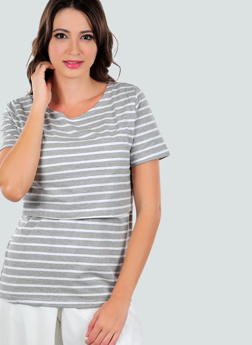 Lovemère Nursing Stripes Top