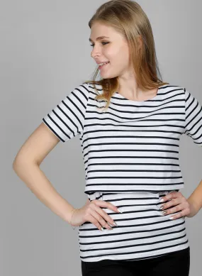 Lovemère Nursing Stripes Top