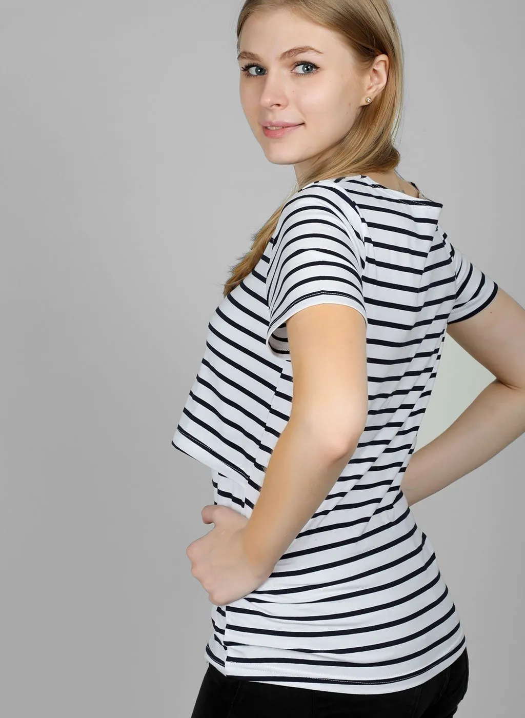 Lovemère Nursing Stripes Top