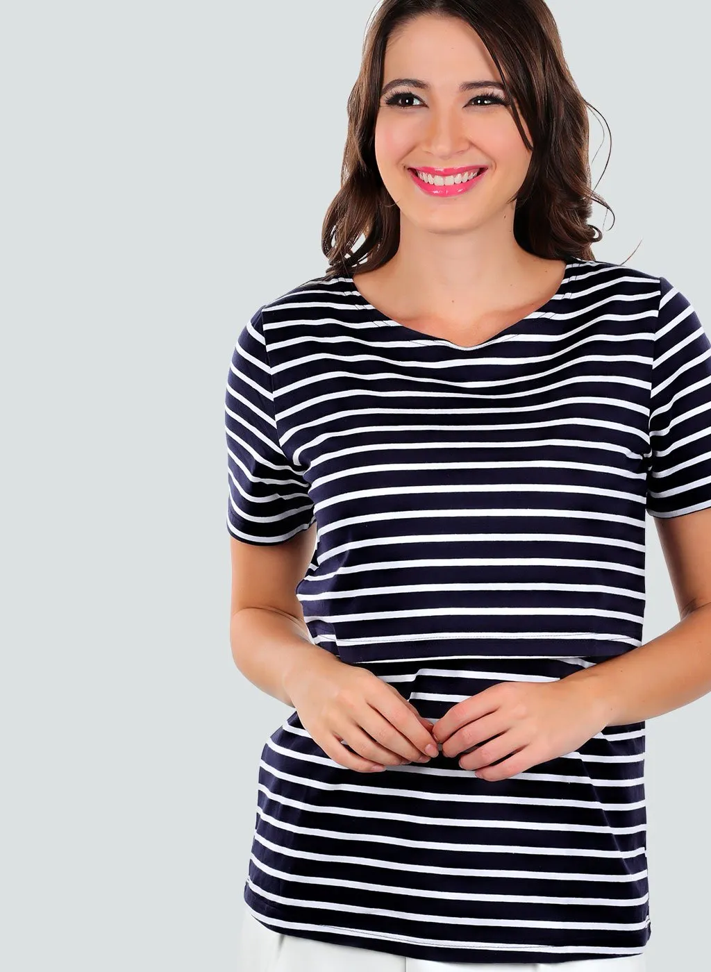 Lovemère Nursing Stripes Top