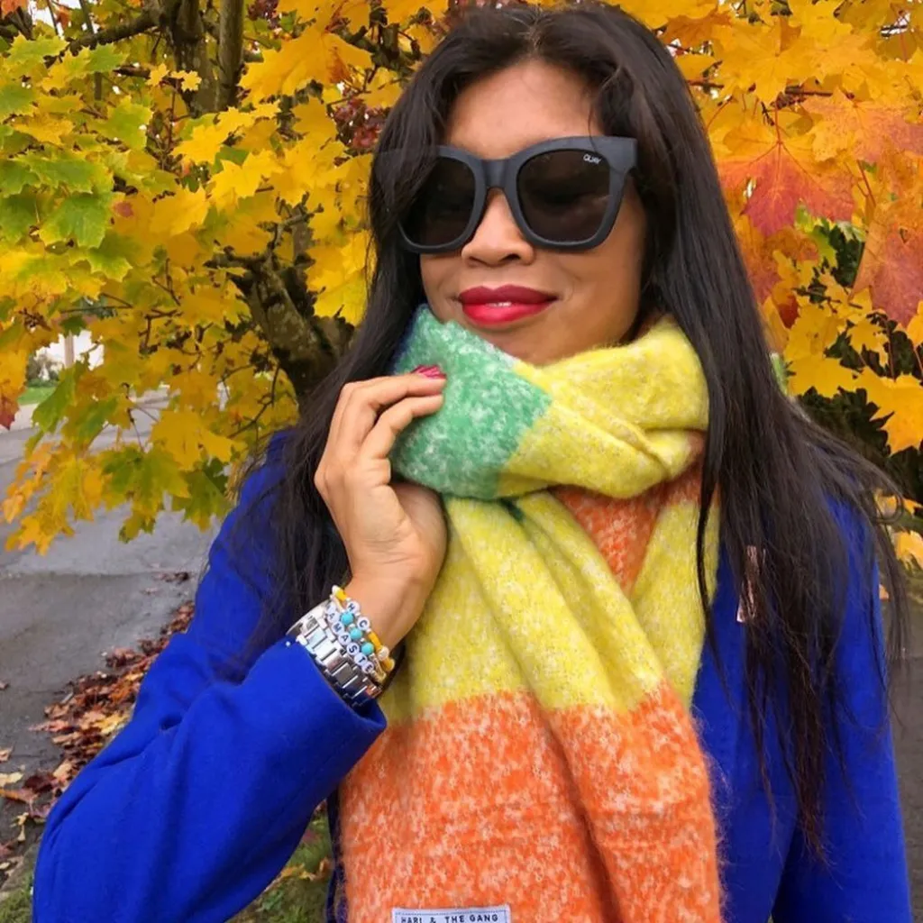 Luxuriously Soft Rainbow Scarf Bold