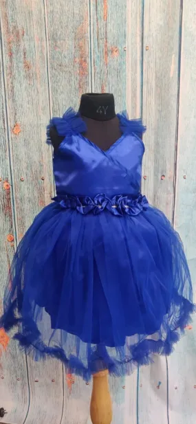 Magical Blue Ruffle Frock