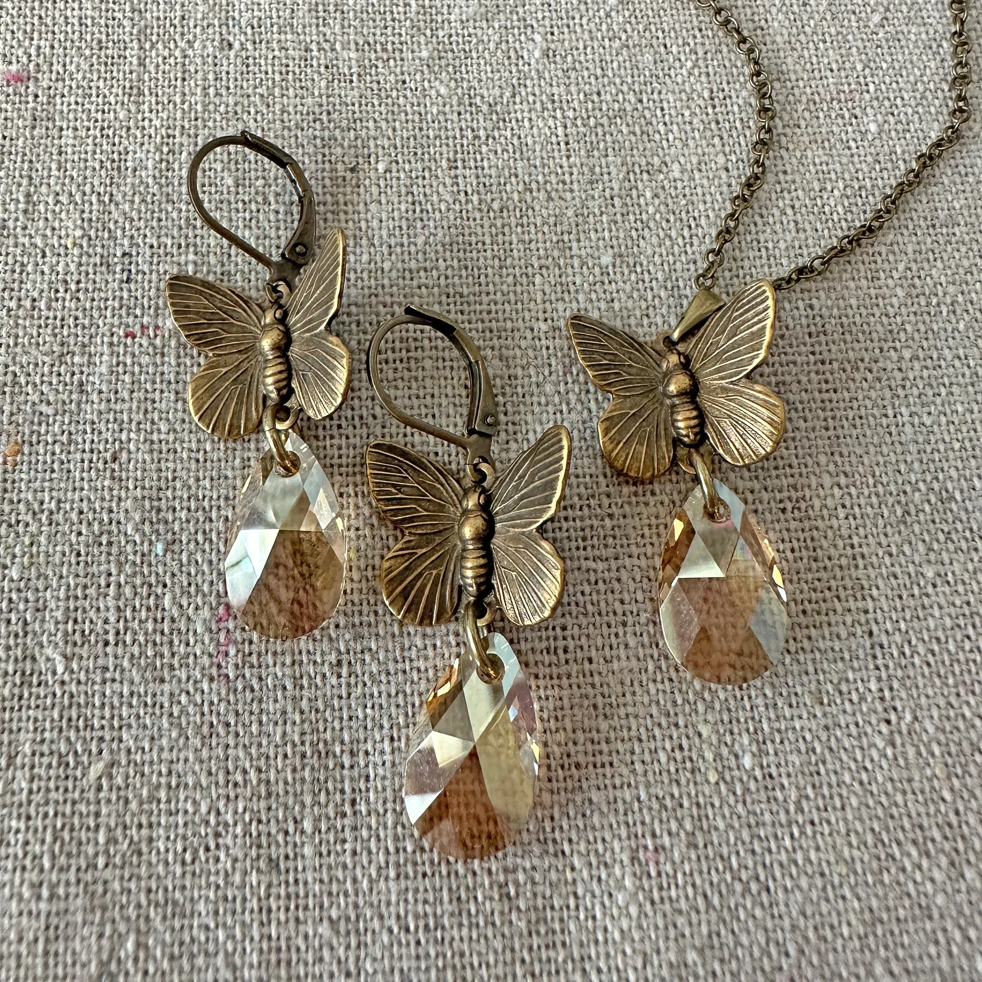 Magical Mariposa Teardrop Earrings