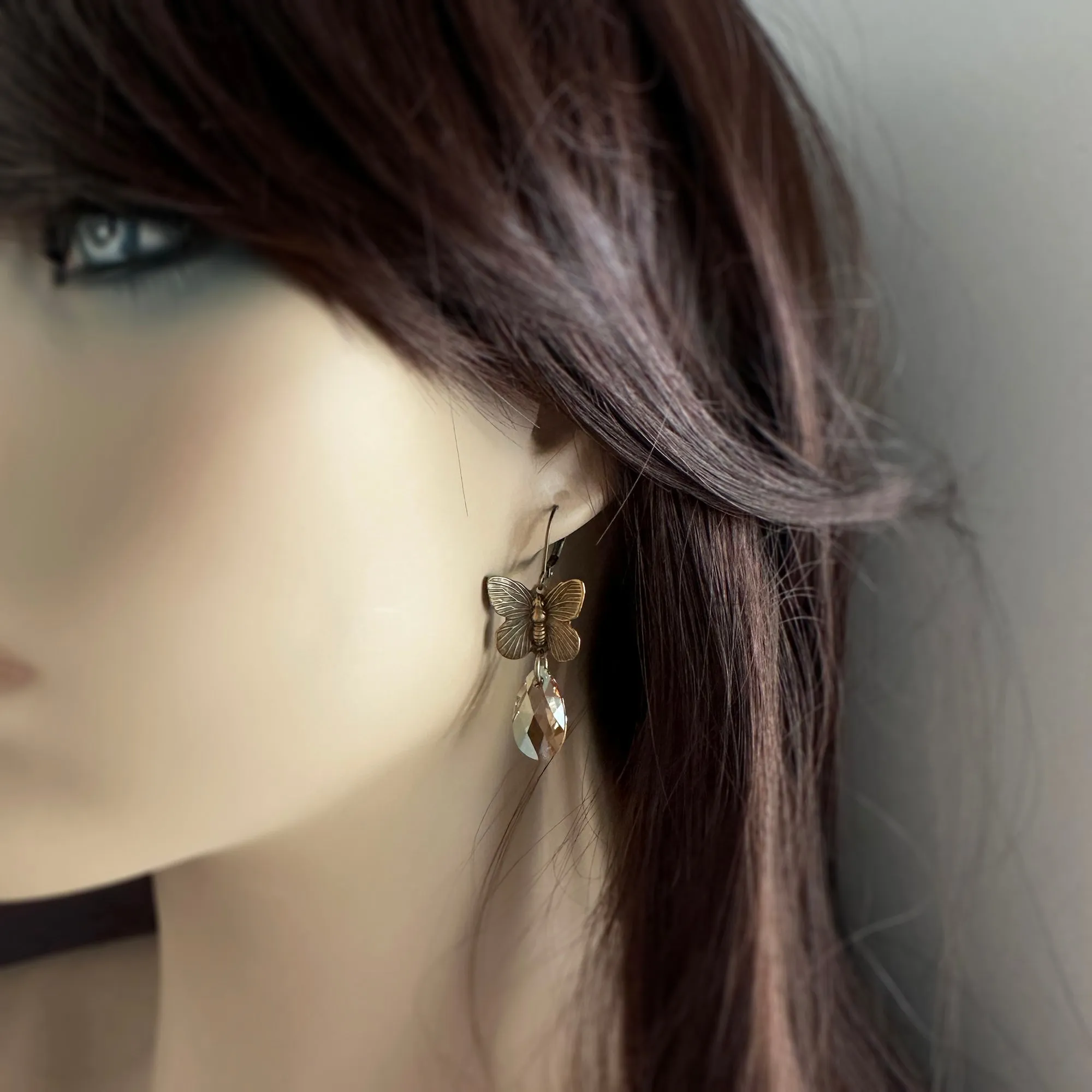 Magical Mariposa Teardrop Earrings