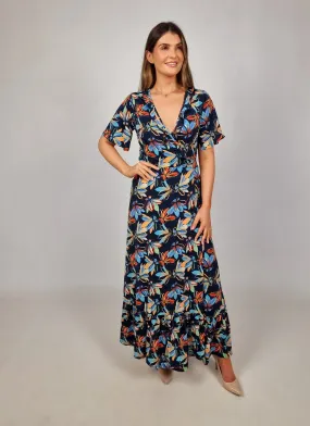 Md'M Long Wrap Dress