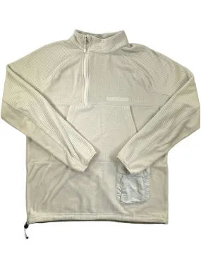 Mens Micro Grid Fleece Anorak Pullover