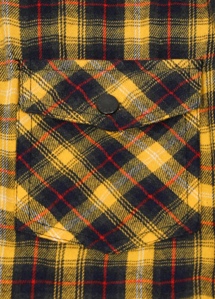 Men's Sherpa Lined Flannel Shirt Jacket with Hood,Plaid Shirt-Jac