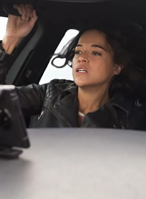 Michelle Rodriguez Fast & Furious 9 Leather Jacket