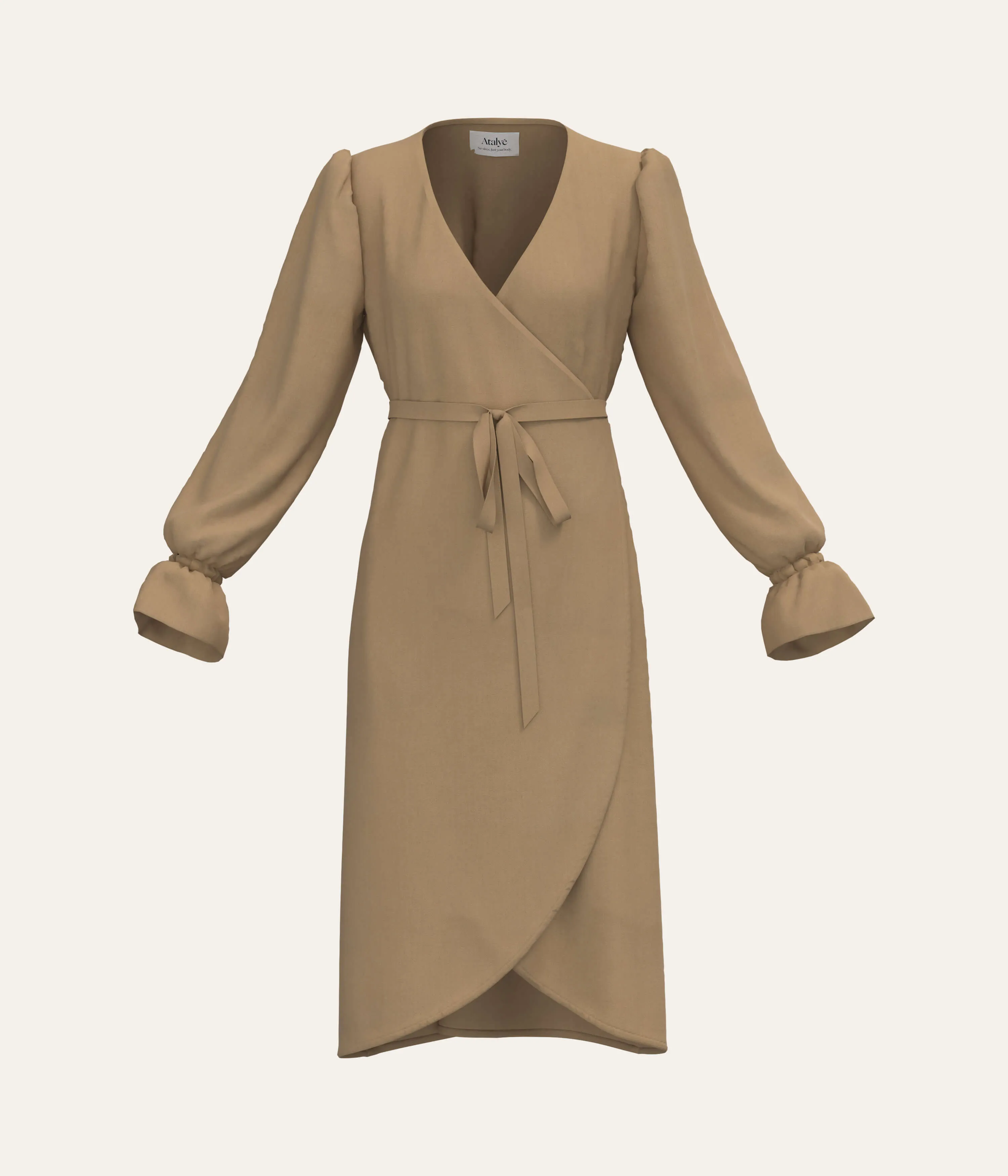 Midi Wrap Dress