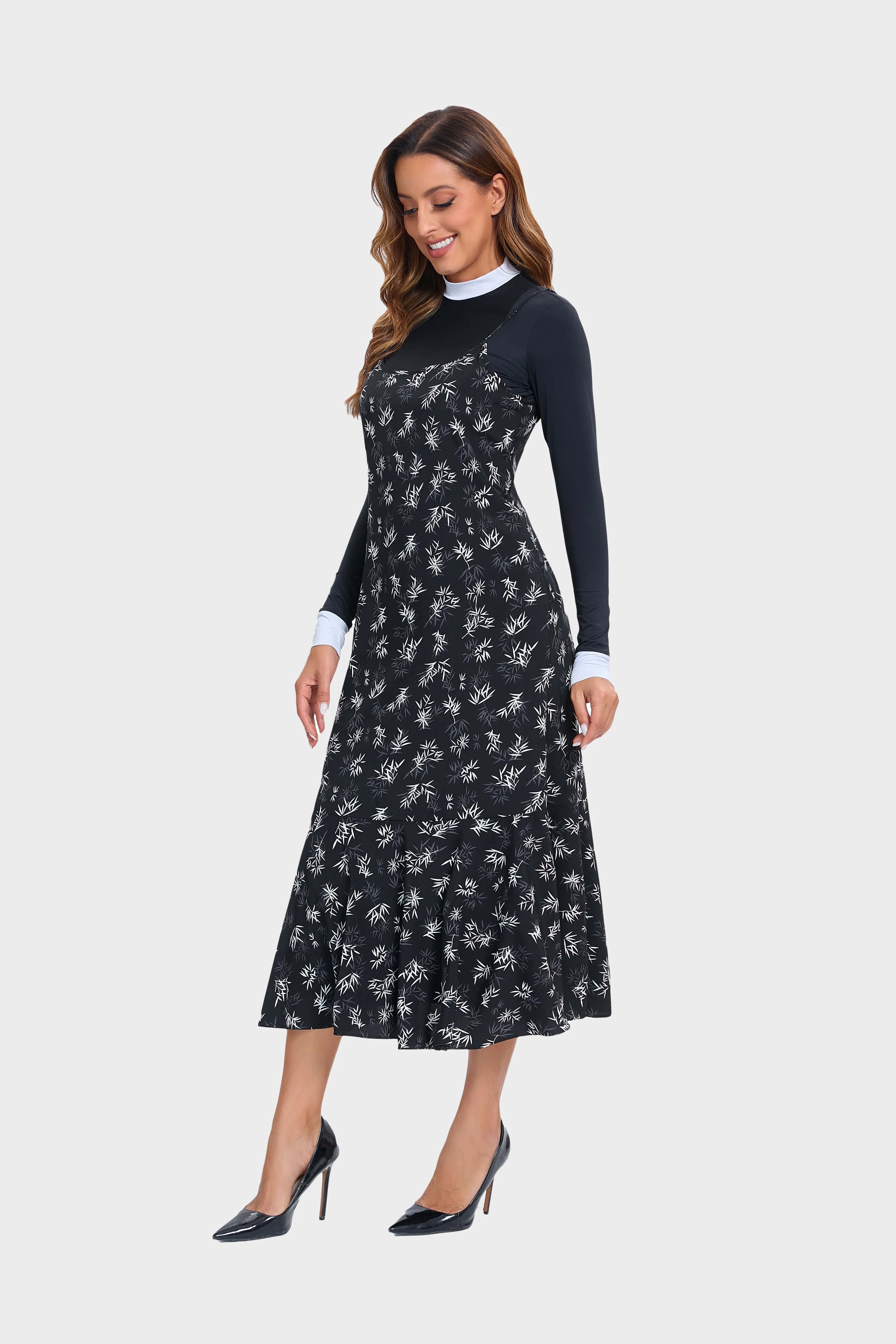 Midnight Floral Slip (Dress Only)