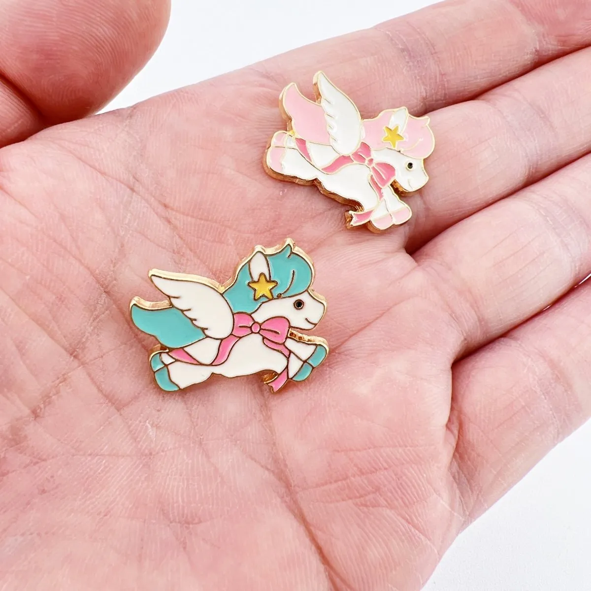 Mini Unicorn Pin 2 pcs Cute Anime Lapel Enamel Pin