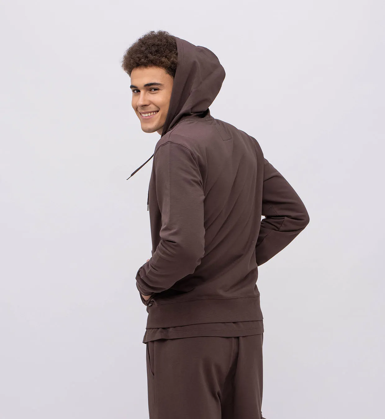 Mist Terry  Hoody   Zipper