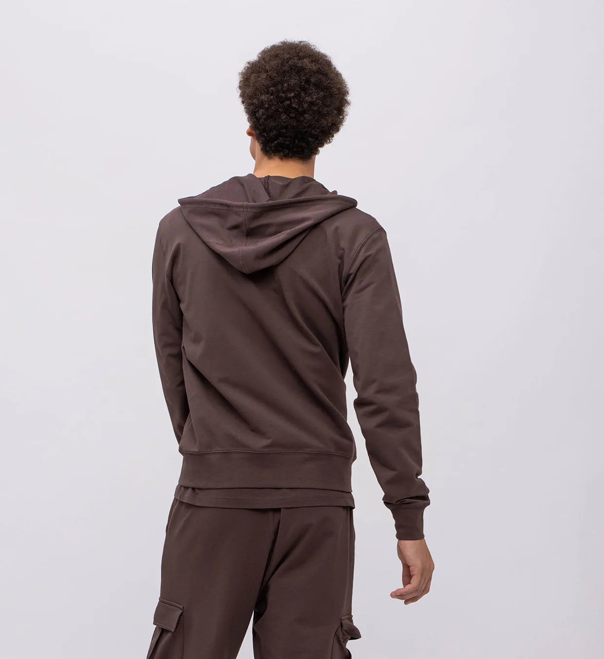 Mist Terry  Hoody   Zipper