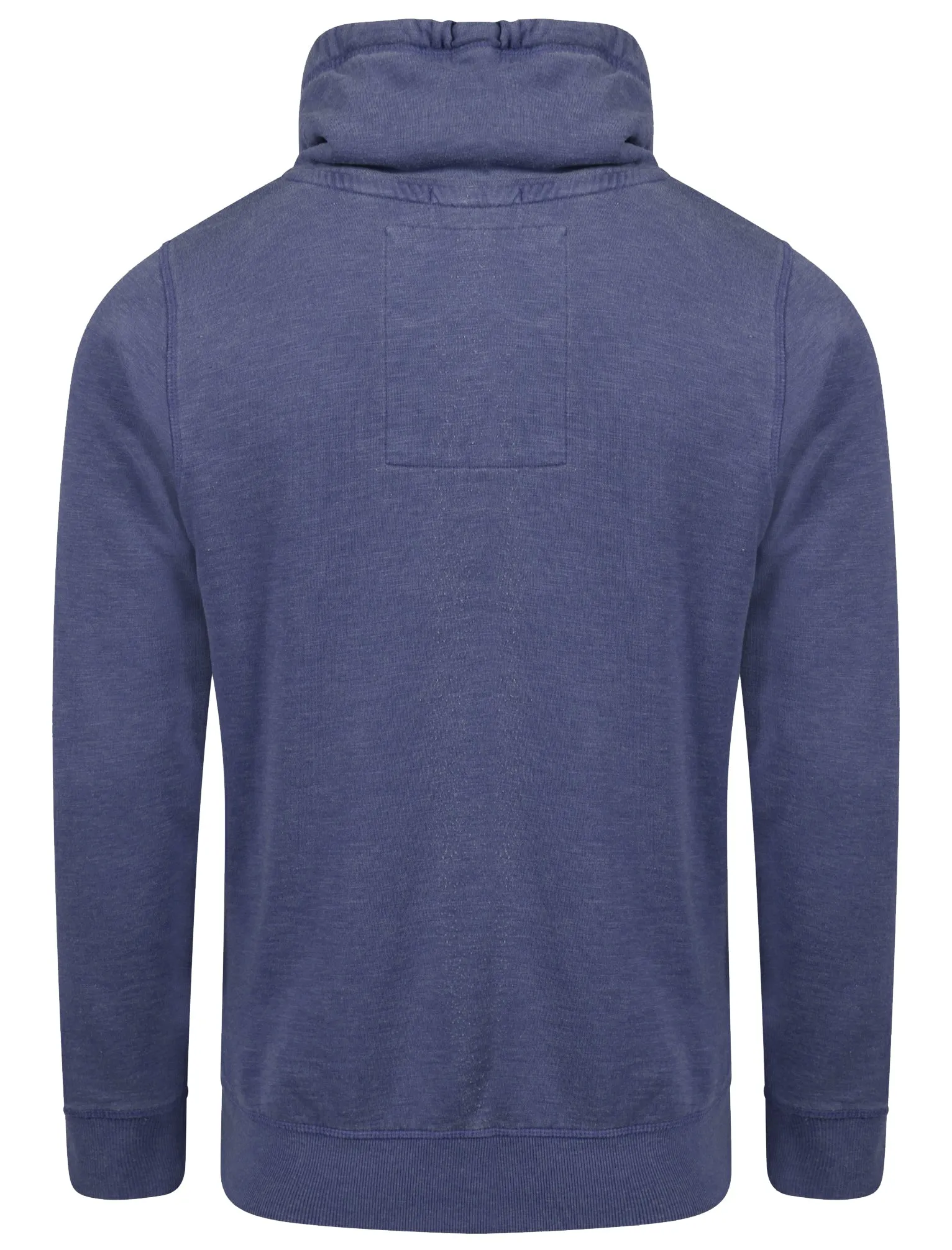 Nassau Bay Cowl Neck Pullover Hoodie in Washington Blue - Tokyo Laundry