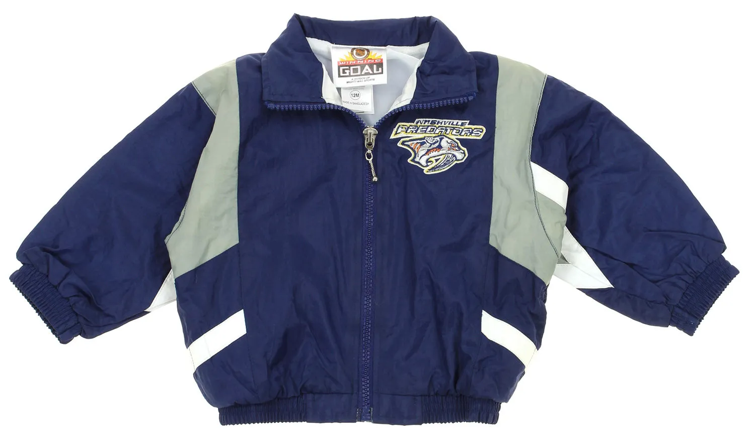 NHL Infant Nashville Predators Windbreaker Set, Navy & Grey