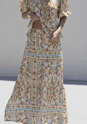 Ocean Treasure Maxi Skirt