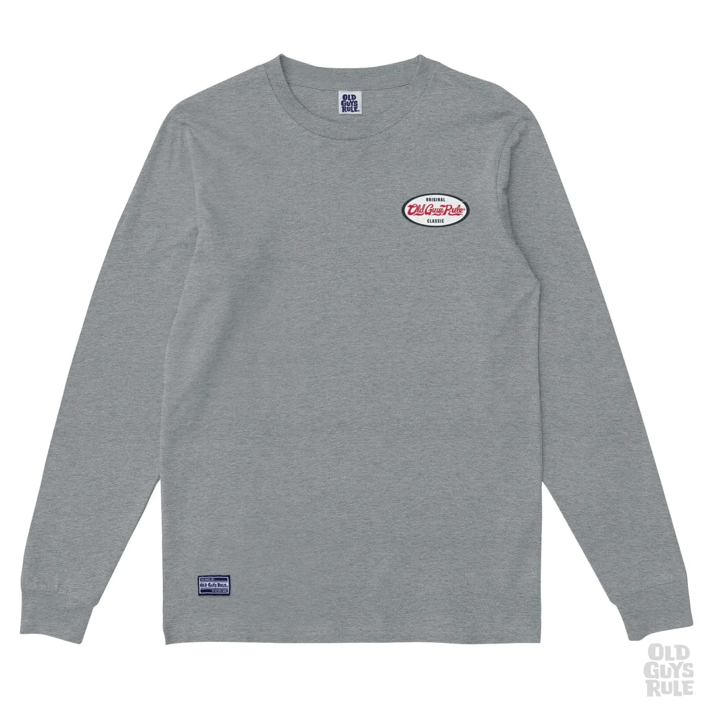 'Original Classic' Long Sleeve T-Shirt - Sport Grey