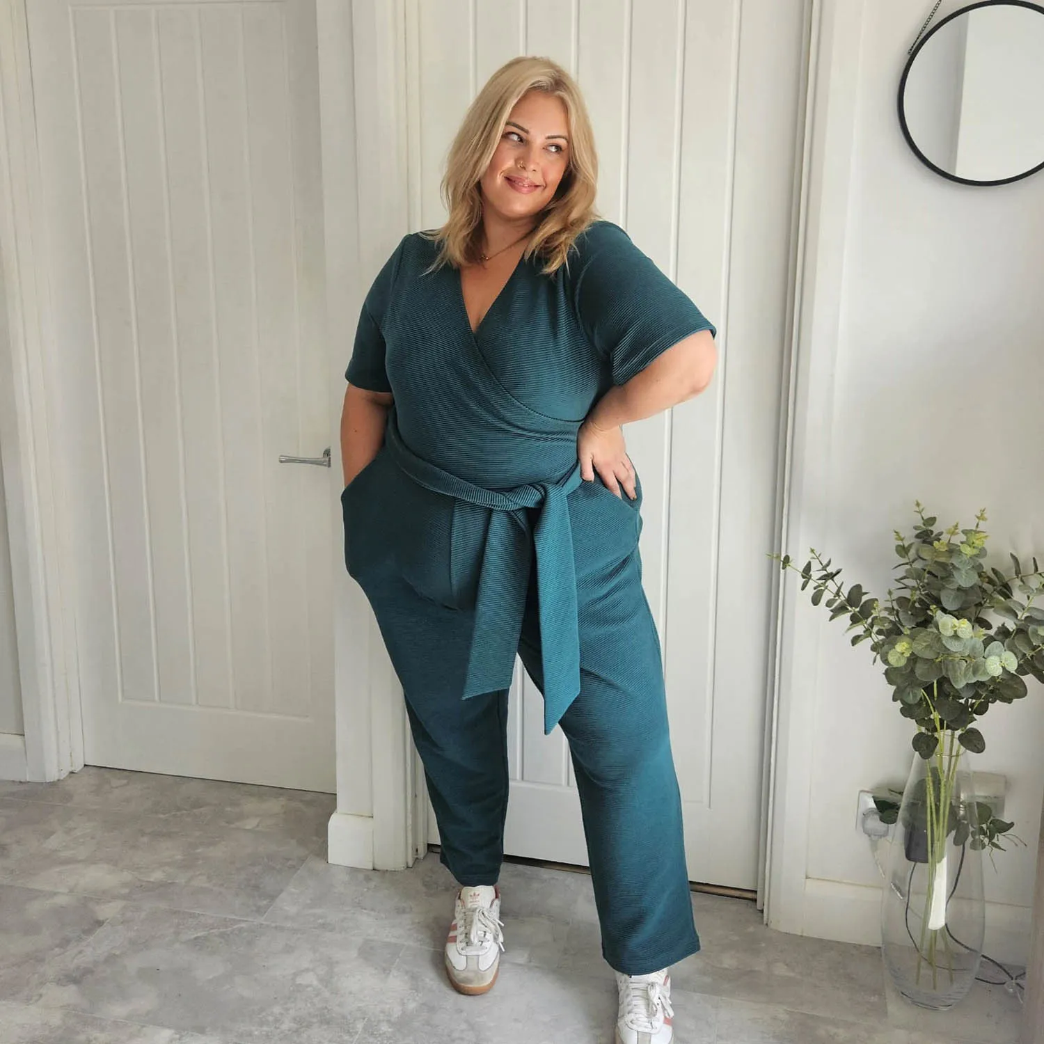 Ottoman Wrap Jumpsuit