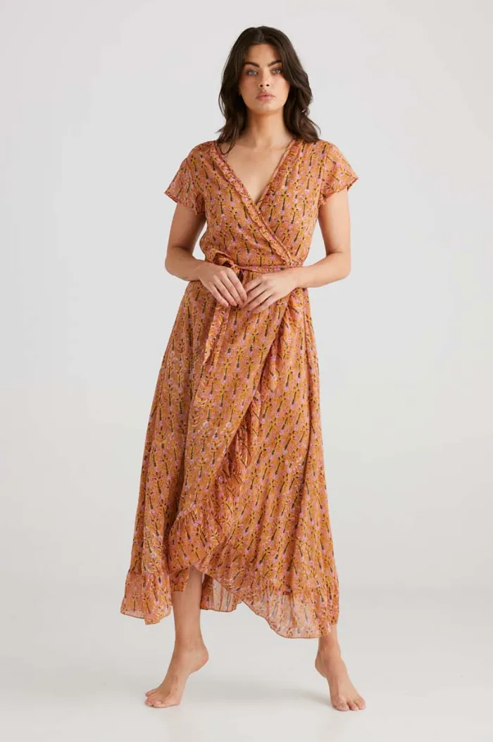 Palm Springs Dress, Spanish Rose