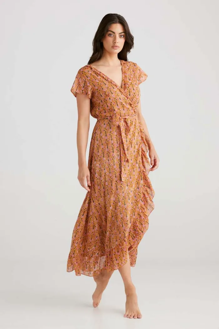 Palm Springs Dress, Spanish Rose