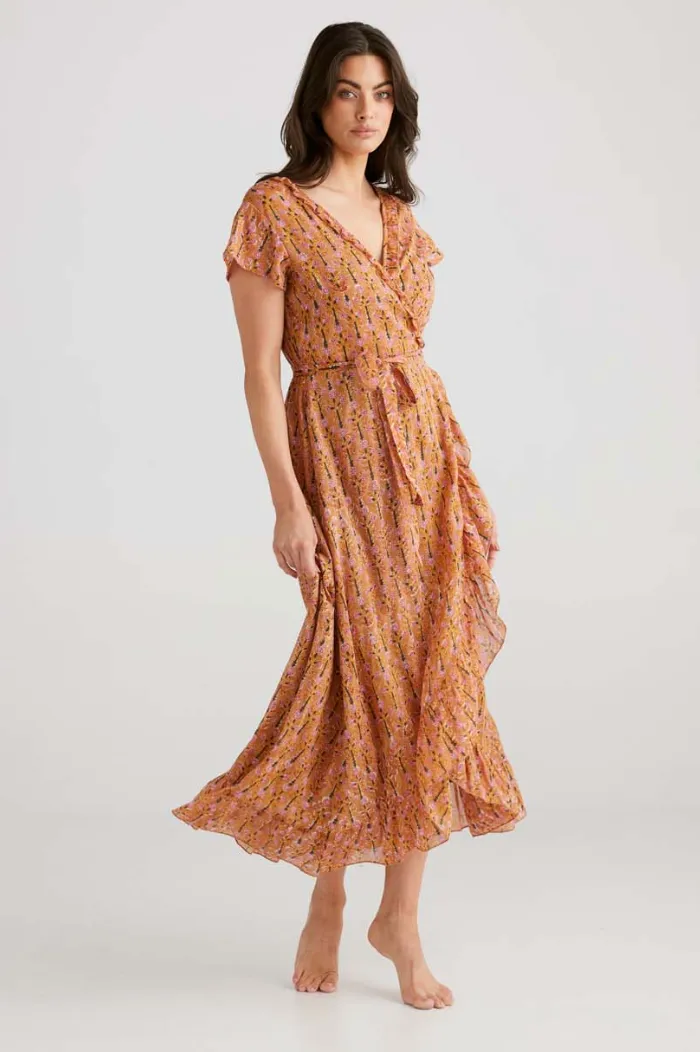 Palm Springs Dress, Spanish Rose