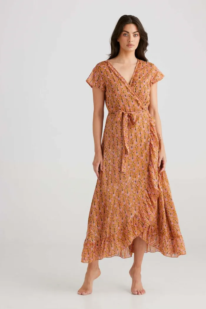 Palm Springs Dress, Spanish Rose