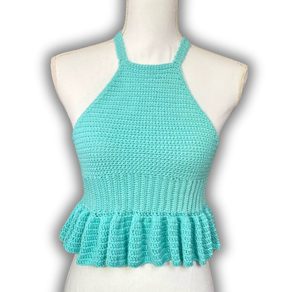 PATTERN: Halter Top with Ruffles