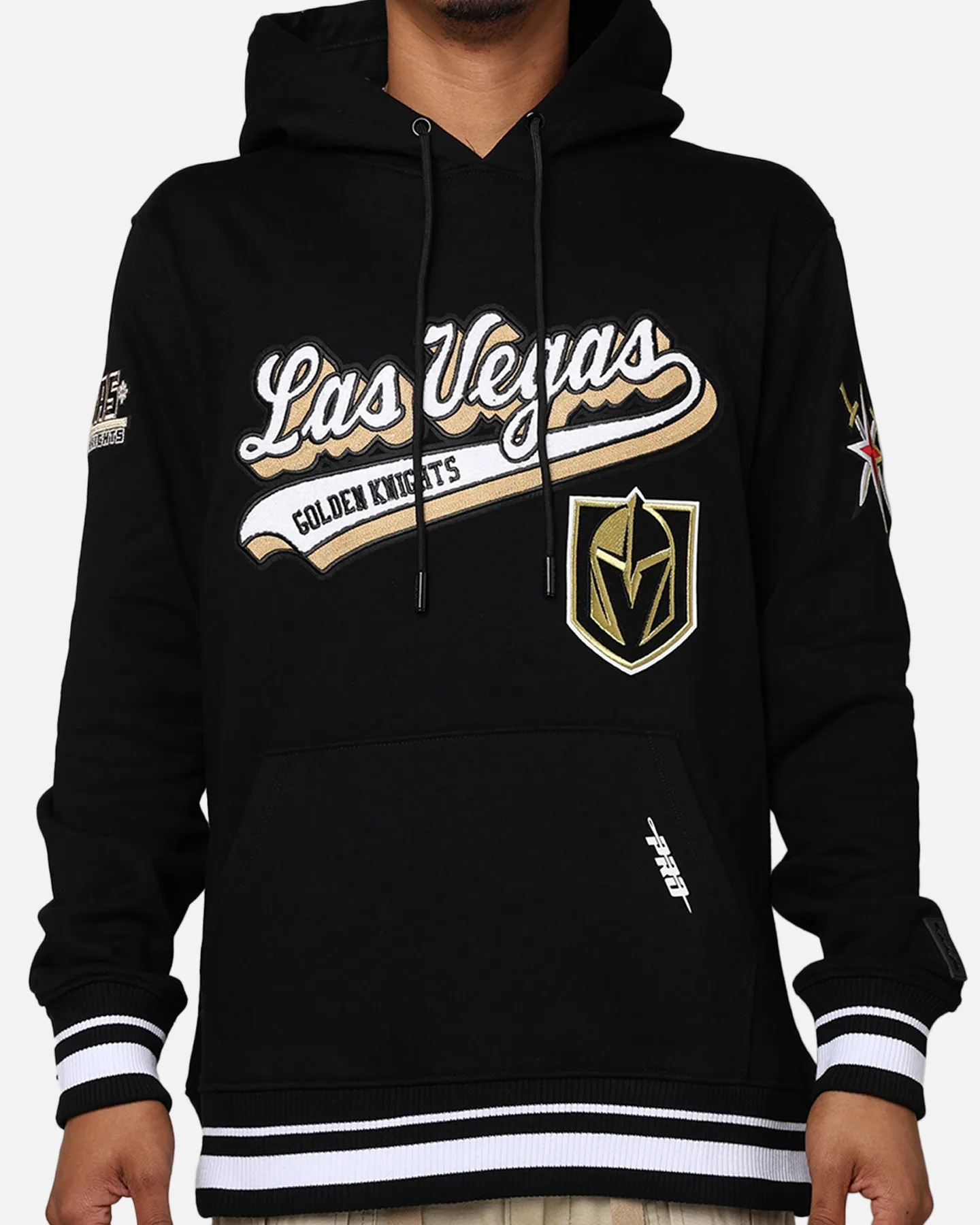 Pro Standard Vegas Golden Knights Fleece Pullover Hoodie Black