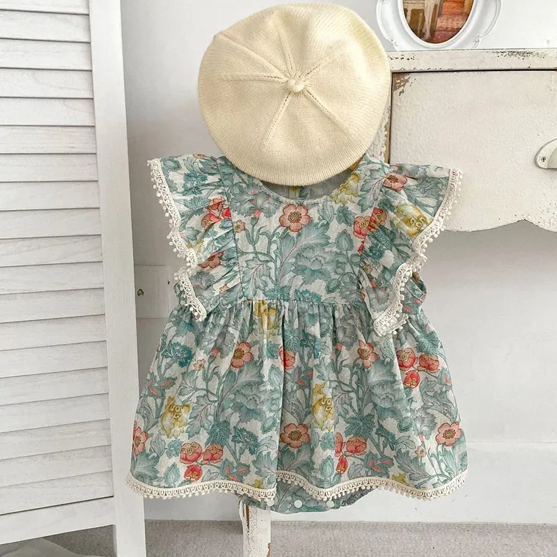 "Constance" English Garden Romper