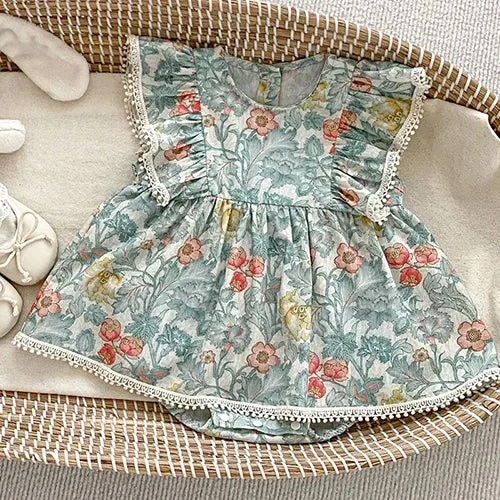 "Constance" English Garden Romper