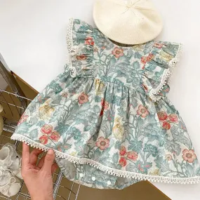 "Constance" English Garden Romper