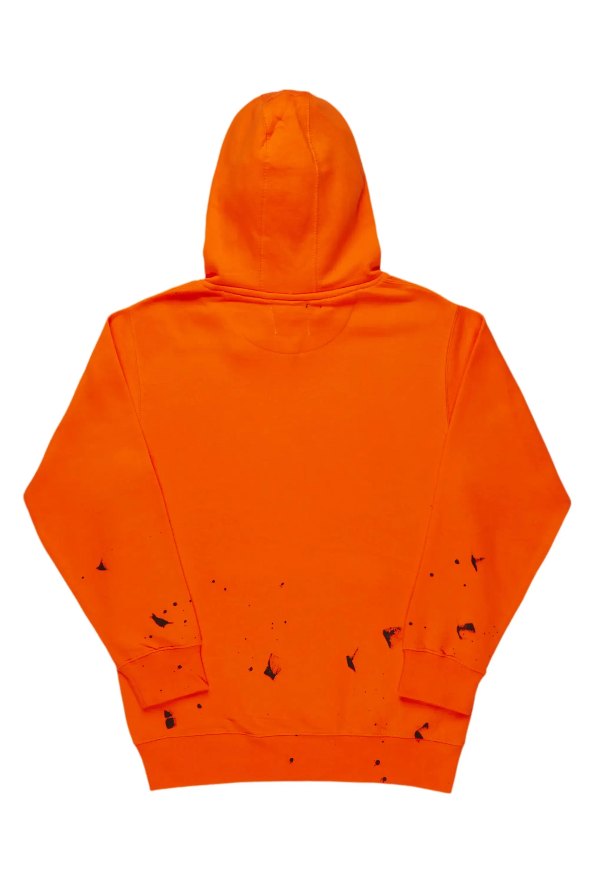 Raffer Orange Graphic Hoodie