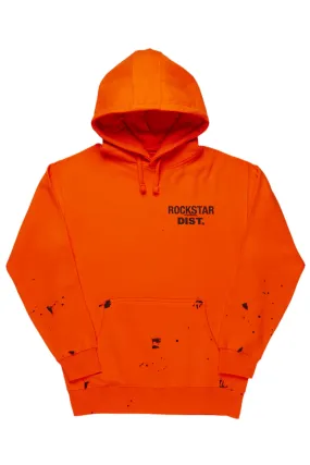 Raffer Orange Graphic Hoodie