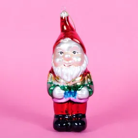 Rainbow Gnome Shaped Bauble Hanging Decoration