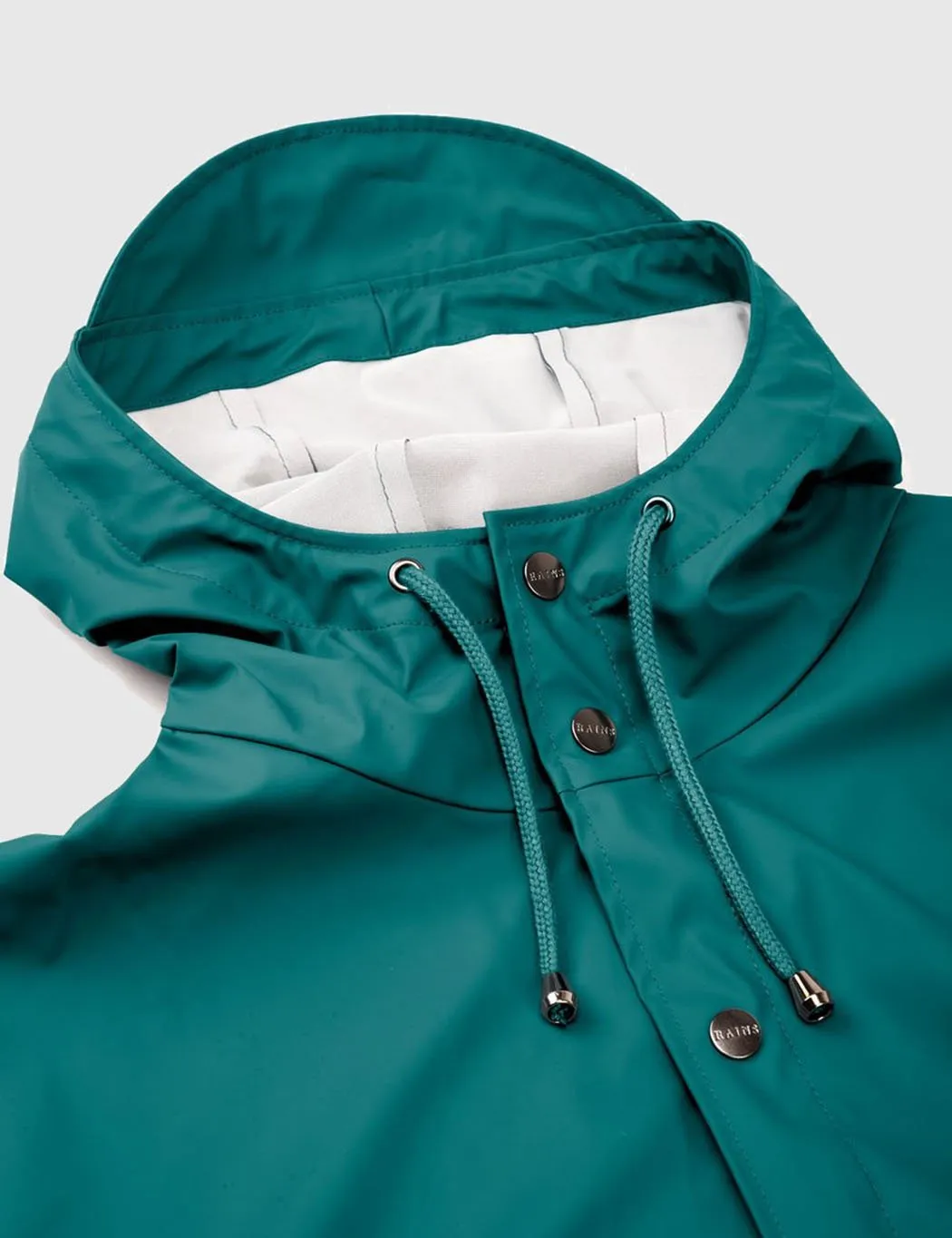 Rains Long Jacket - Dark Teal