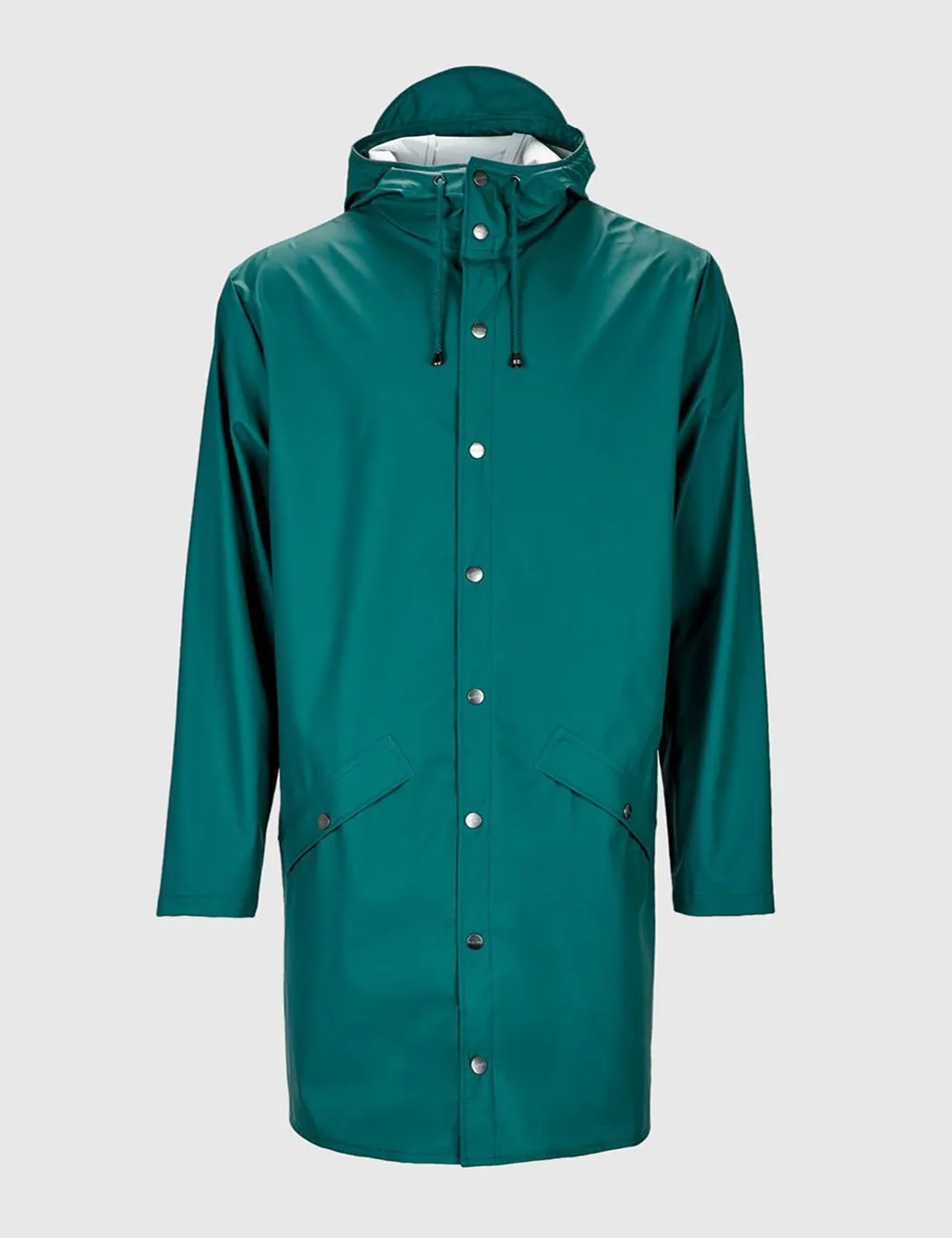 Rains Long Jacket - Dark Teal