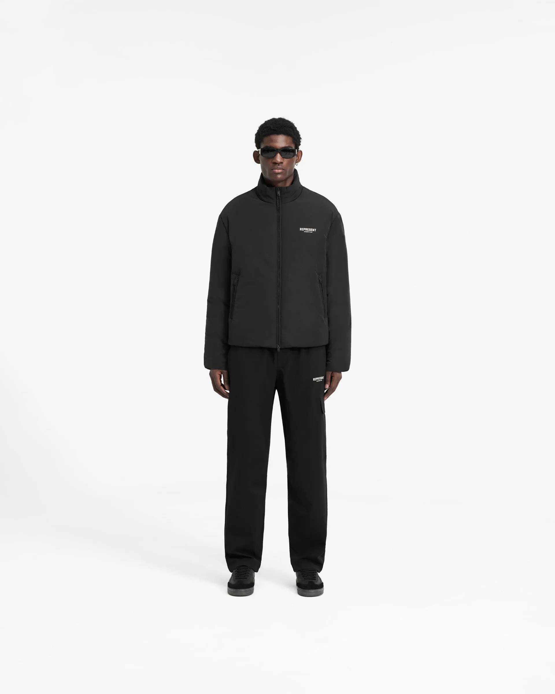 Represent Owners Club Wadded Jacket - Black