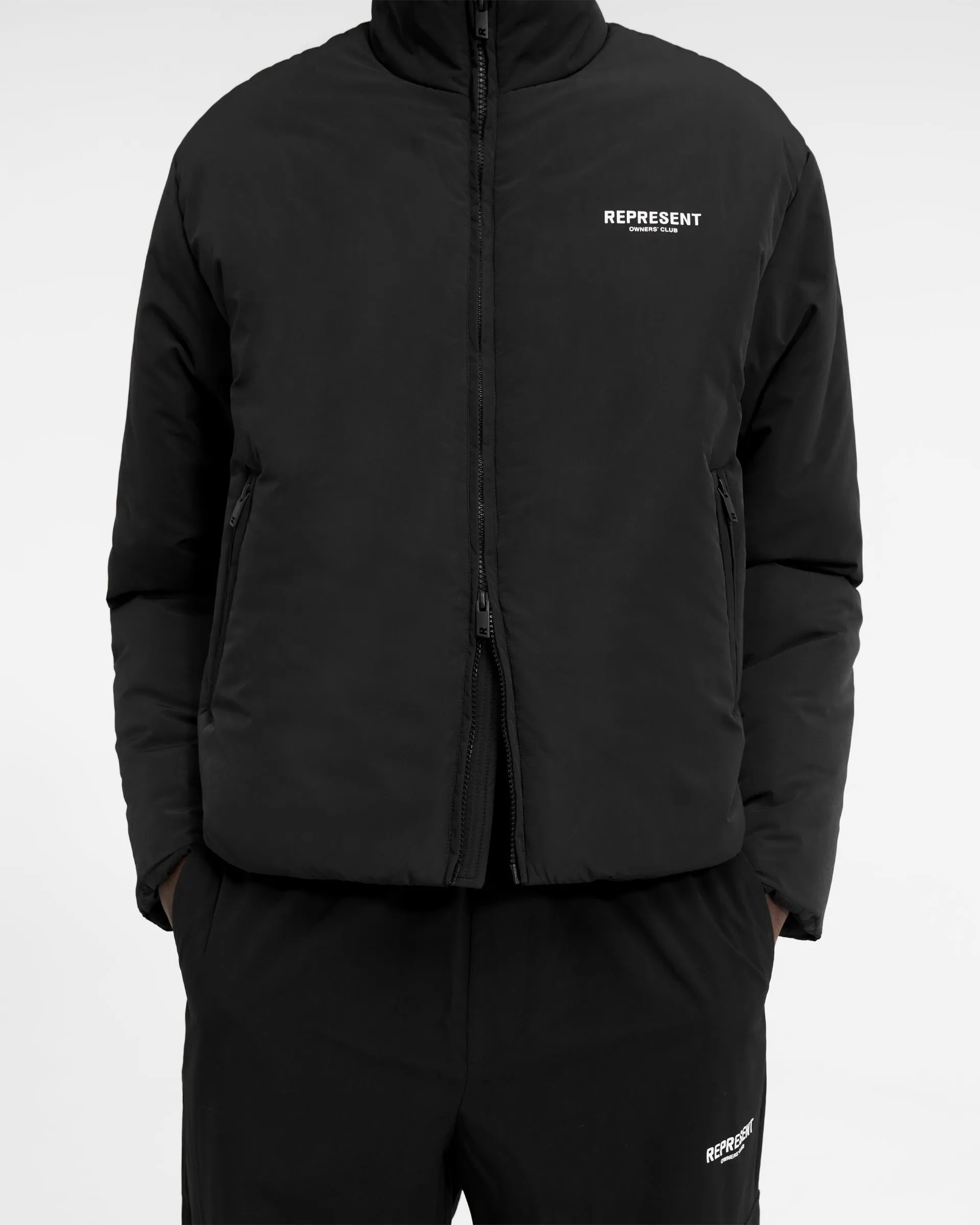 Represent Owners Club Wadded Jacket - Black