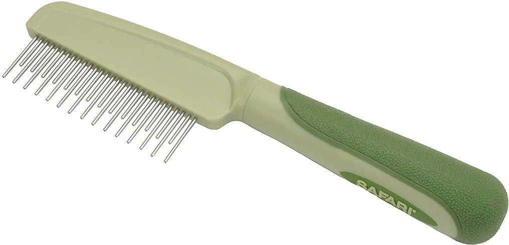 Safari Shedding Dog Comb with Rotating Teeth