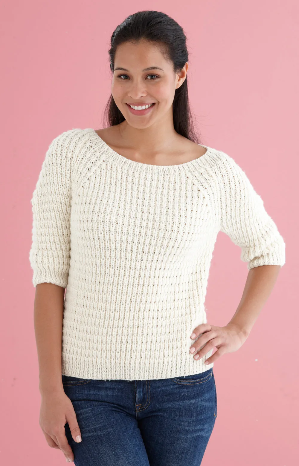 Shaped Shoulder Pullover (Knit)